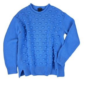 Sara Campbell Cotton Knit Sweater -  Size Large